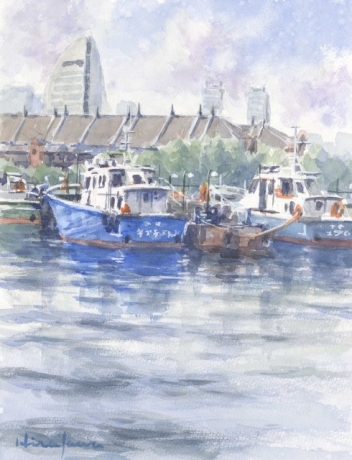 横浜港の漁船：F6