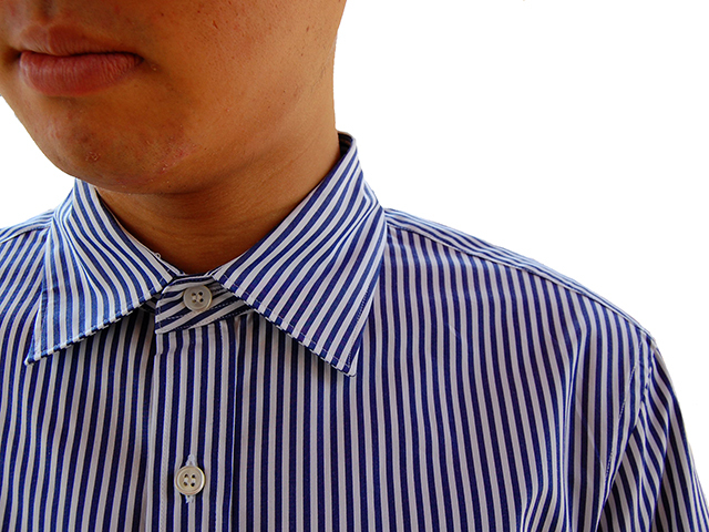 [agua;アグア]な独り言-【INDUSTRIAL CATEGORY】 SIMPLE STRIPE SHIRT