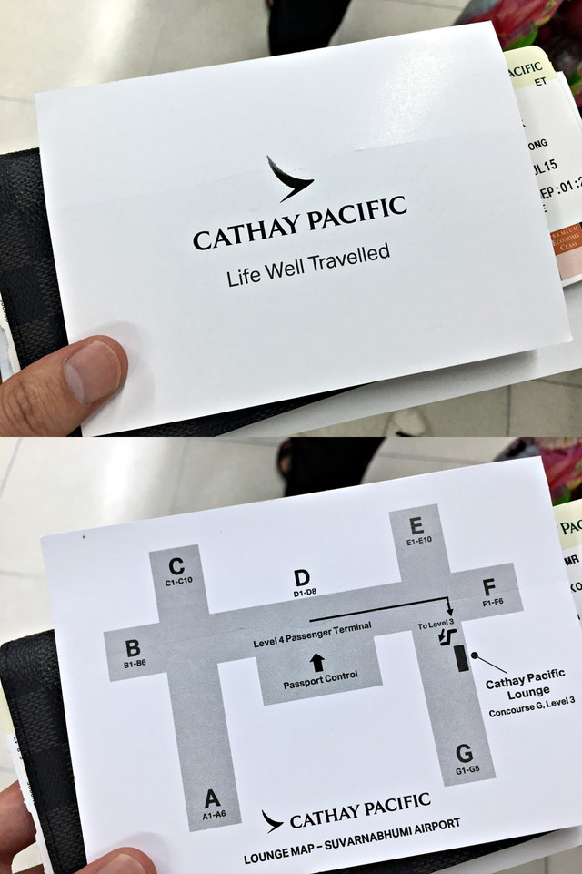 Cathay Pacific Lounge Suvarnabhumi Airport