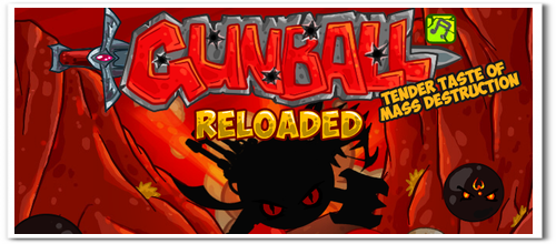 敵を破壊するガンボールのシューティングゲーム　Gunball Reloaded