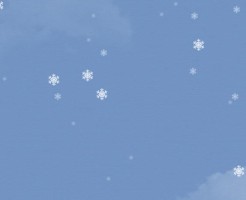 【聖夜】iPhone版『LINE』でトーク画面に雪が降ってる