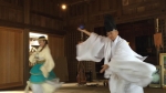 うずご奉納（志賀海神社）圭のコラボ舞２