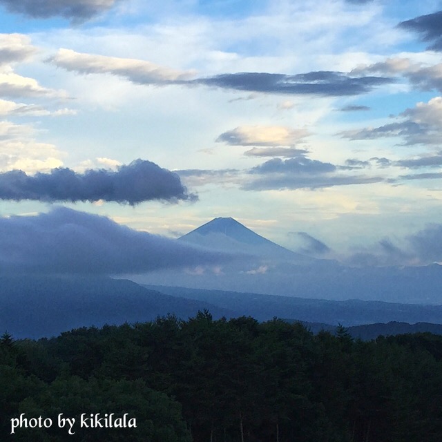 八ヶ岳から富士2 15-07-23