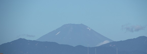 ７月中旬の真夏の富士山