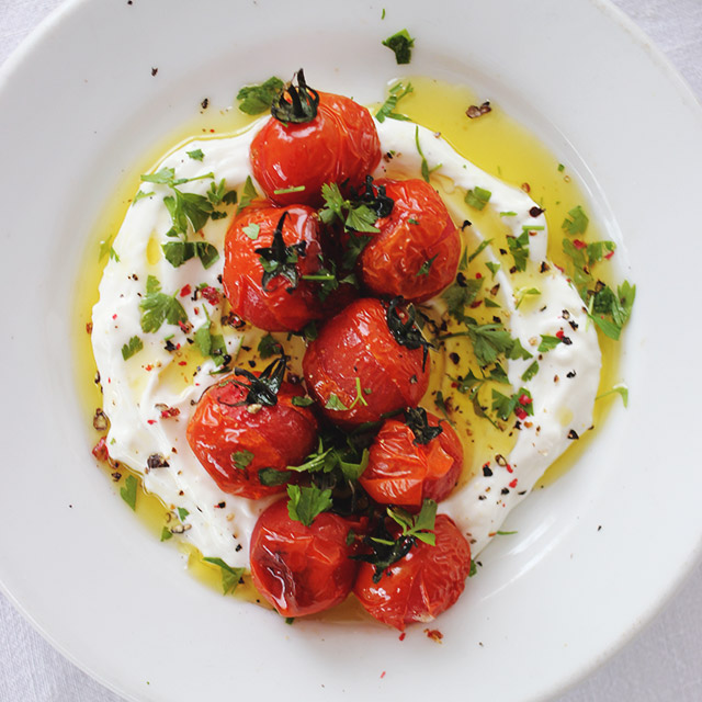 Roasted Tomato with Labneh
