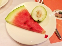 天成大飯店の朝ごはん・1回目の果物
