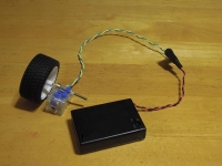 2547-02電池ボックス繋いで駆動実験