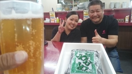 20150607-24-やまふく松茂店鳴門ワカメ＆ノーアルコールビールいただきました.JPG