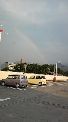 20150715夕方の虹